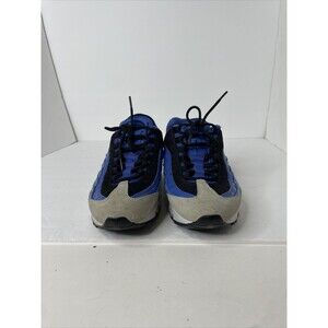 Nike‎ Mens Air Max 95 Size 8 Blue Gray Athletic Running Shoes Sneaker 609048-404